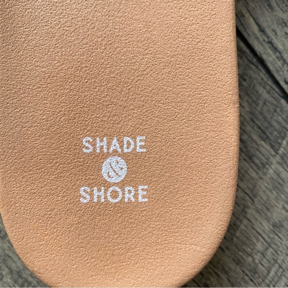 NWOT Shade & Shore Kendra Sandal Pink Beige Purple Retro-looking Slip-on Size 11 - Picture 3 of 13